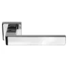 Дверная ручка на квадратном основании Venezia Unique \"BIBLO\" полированный хром