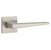 Дверная ручка на квадратном основании STILE EDA Q SLIMM 7mm MSN никель
