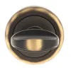Фиксатор поворотный на круглом основании Venezia WC-2 D1 темная бронза