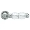 Дверная ручка на круглом основании Linea Cali CRYSTAL 830/103 CR хром глянцевый/хрусталь SWAROVSKI