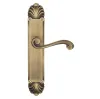 Дверная ручка Venezia \"VIVALDI\" на планке PL87 матовая бронза