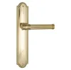 Дверная ручка Venezia \"IMPERO\" на планке PL98 полированная латунь