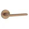 Дверная ручка на круглом основании STILE AVA R LBR светло-коричневый