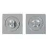 Фиксатор на квадратной розетке Sicma WC 2550 CL 50x50 mm полированный хром