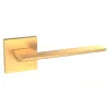 Дверная ручка на квадратном основании Ajax K.JS51.UNITY (UNITY JS) SSG-39 сатинированное золото