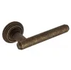 Дверная ручка на круглом основании Venezia \"EXA\" D8 античная бронза