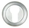 Накладка дверная под цилиндр Venezia CYL-1 D1 матовый хром 2 шт.