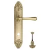 Дверная ручка Venezia \"CALLISTO\" WC-4 на планке PL90 полированная латунь