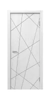 Межкомнатная дверь «STEFANY WOOD 1073» – Белый