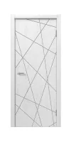 Межкомнатная дверь «STEFANY WOOD 1075» – Белый