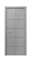 Межкомнатная дверь «STEFANY WOOD 1067» – RAL 7040
