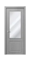 Межкомнатная дверь «STEFANY WOOD 3112» – RAL 7040
