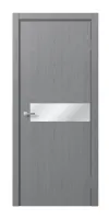 Межкомнатная дверь «STEFANY WOOD 5001» – RAL 7040