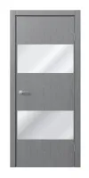 Межкомнатная дверь «STEFANY WOOD 5003» – RAL 7040