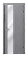 Межкомнатная дверь «STEFANY WOOD 5005» – RAL 7040