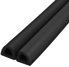 Самоклеящийся уплотнитель, Fuaro ADH/P-9x5,5mm BLACK черный 100m