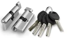 Цилиндровый механизм Punto (A202/80) A2002Knob80(35+10+35) с вертушкой SN никель 