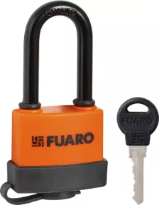 Замок навесной Fuaro PL-WEATHER-3650 LS 3key (PL-3650 LS) удл. дужка, англ. /блистер