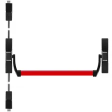 Ручка-штанга нажимная Fuaro AP.1700C push-bar (ANTI-PANIC 1700С) с тягами в комплекте для двухстворчатых дверей