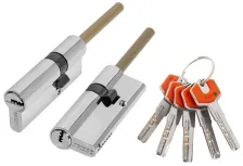 Цилиндровый механизм Fuaro D-PROTERM507/80 mm (45+10+25) термошток 8х65 мм CP, 5 кл.