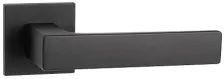 Дверная ручка на квадратном основании Ajax K.JS51.BOND 140mm BL-24 черный