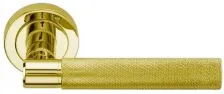 Дверная ручка на круглом основании Pasini Techno Grip 7221 OLV латунь