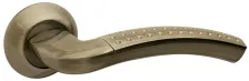 Дверная ручка на круглом основании Fuaro LM/Z R.TL54.INTRO ABG-6 бронза