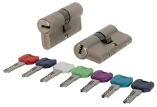 Цилиндровый механизм Punto MaxPro7000Key65mm(25+10+30) SN никель 7key