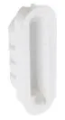 Ответная планка к защелке POLARIS WAVE B02402.05.FM белый