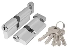 Цилиндровый механизм Ajax (AZ102/80) AZ1002Knob80 (35+10+35) CP хром