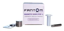 Упор магнитный автоматический скрытый FANTOM STANDART HGT010 прозрачный