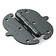 Петля накладная фигурная Stant ПН5-90 матовый черный 