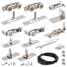 Базовый комплект для телескопического открывания дверей Armadillo Comfort - PRO SET 5 /telescope/ 80 (CFA172C)
