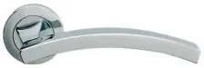 Дверная ручка на круглом основании Linea Cali PROFILO 1040/102 MC хром глянцевый/хром матовый