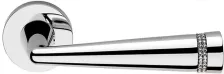 Дверная ручка на круглом основании Linea Cali LED 1680/023 CR хром глянцевый 