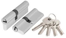 Цилиндровый механизм Ajax (AX200/60) AX2000Key60 (25+10+25) CP хром
