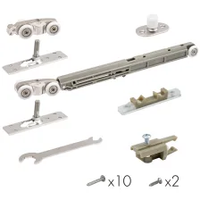 Комплект для раздвижных дверей Armadillo Comfort - PRO SET 3 /soft close+roller/ 80 (CFA170B)