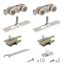 Комплект для раздвижных дверей Armadillo Comfort - PRO SET 1 /rollers/ 80 (CFA170)