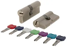 Цилиндровый механизм Punto MaxPro7000Key80mm(25+10+45) SN никель 7key