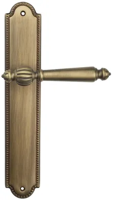 Дверная ручка Venezia \"PELLESTRINA\" на планке PL98 матовая бронза