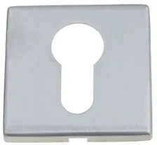 Накладка дверная под цилиндр на квадратном основании Venezia CYL-1 FSS матовый хром 2 шт.