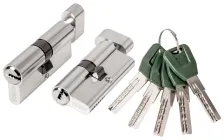 Цилиндровый механизм Punto (A202/90) A2002Knob90(40+10+40) с вертушкой SN никель 