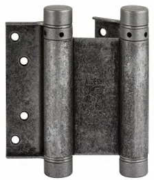 Дверная петля барная пружинная двусторонняя Fratelli Cattini (Aldeghi) 150-40 IA античное серебро