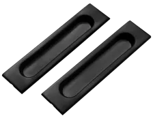 Ручка купе прямоугольная BL черный 