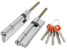 Цилиндровый механизм Fuaro D-PROTERM507/120 mm (85+10+25) термошток 8х65 мм CP, 5 кл.