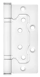 Петля без врезки (Петля бабочка ПБ) белая ПОДВЕС