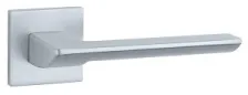 Дверная ручка на квадратном основании Stile Bira Q SLIMM 7mm хром матовый