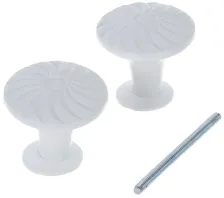 Ручка-кнопка Veles (ВЕЛЕС) БУ (белый)