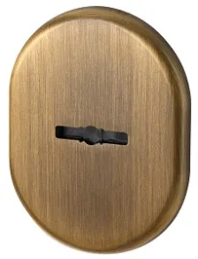 Декоративная накладка на сувальдный замок со шторкой Armadillo PS-DEC CT (ATC Protector 1) AB-77 бронза