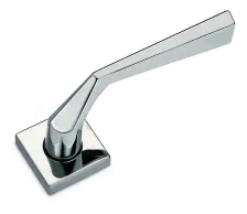 Дверная ручка на квадратной розетке Sicma 3D 166.CL.18 RQ 98 полированный хром